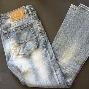 Buffalo David Bitton Light Blue Straight Jeans